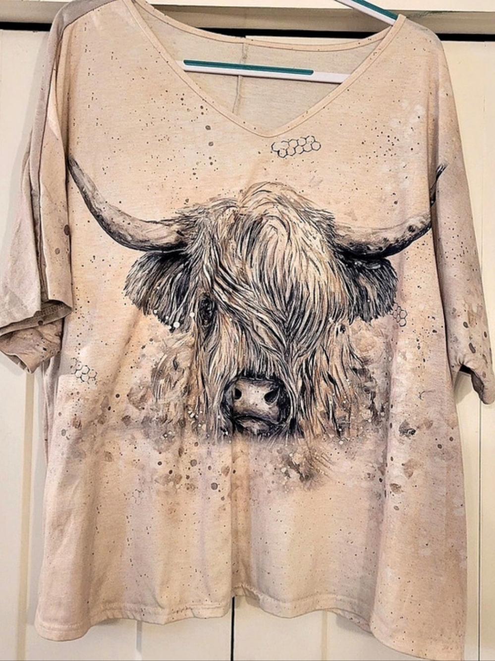 Highland Cow Graphic Short Sleeve Tee